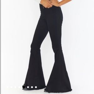 Show me your mumu black Berkeley bells in a large